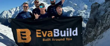 Team Eva Build at the finish point 1
